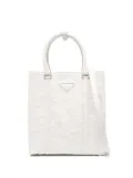 Prada antique nappa leather tote bag - White