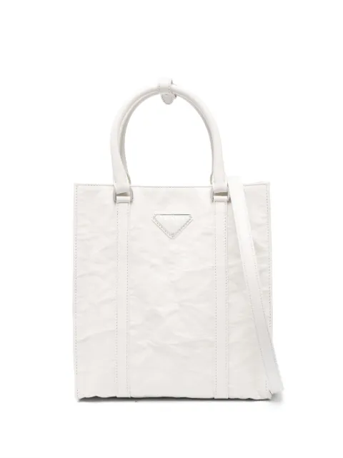 Prada antique nappa leather tote bag
