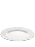 Alessi textured round plate (set of four) - White