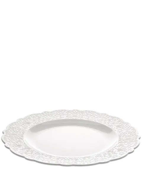 Alessi lot de quatre assiettes rondes texturées
