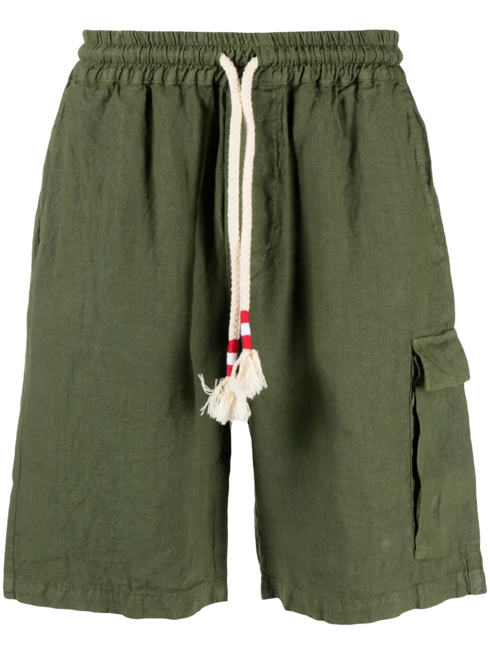 MC2 Saint Barth logo-patch bermuda shorts | Green | Image 1