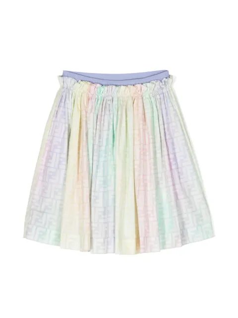 Fendi Kids playera con logo FF estampado
