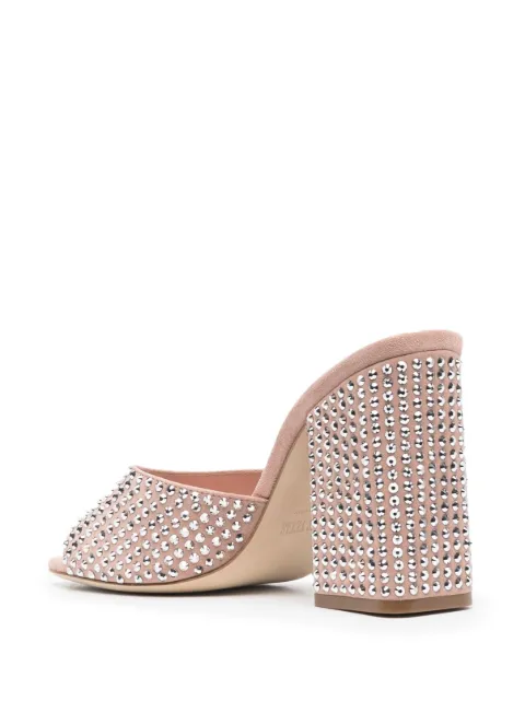 Paris Texas Holly Anja 100mm suede mules PX947XSACH - 2