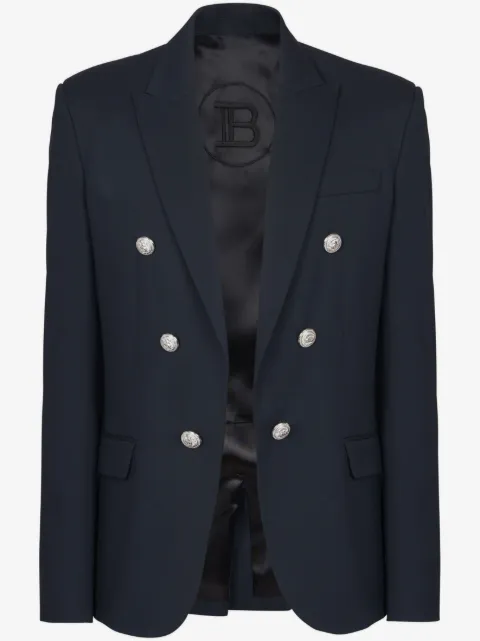 Balmain button-detailed wool blazer