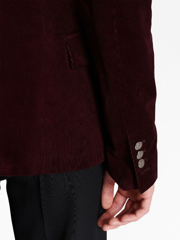 Burgundy hot sale corduroy blazer