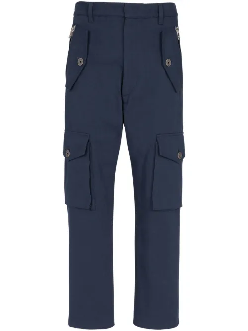 Pantalon court à poches cargo - Balmain - Modalova