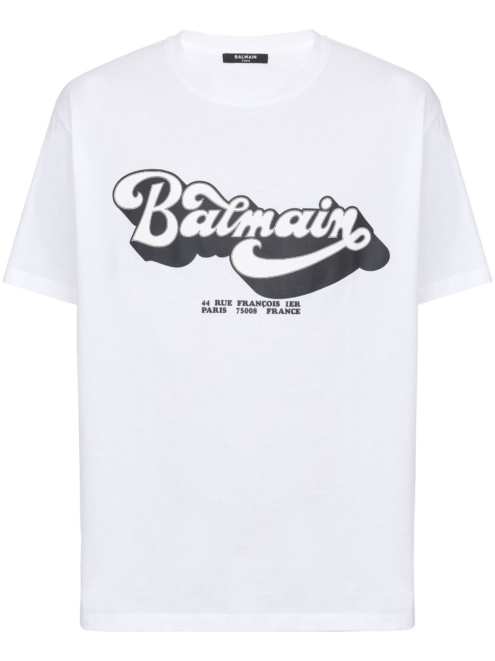 Image 1 of Balmain 70s logo-print T-shirt