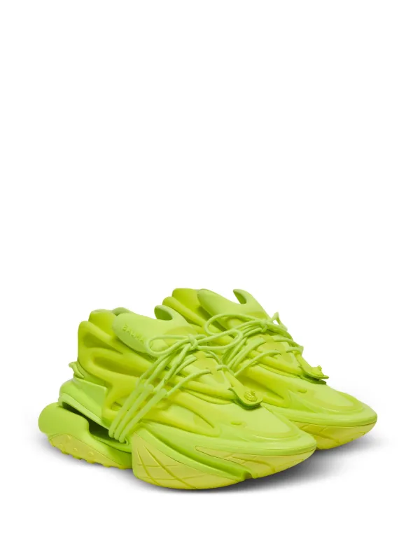 スニーカー Unicorn Low Sneakers - Balmain - Leather - Yellow Unicorn sneakers in neoprene and leather multicolor