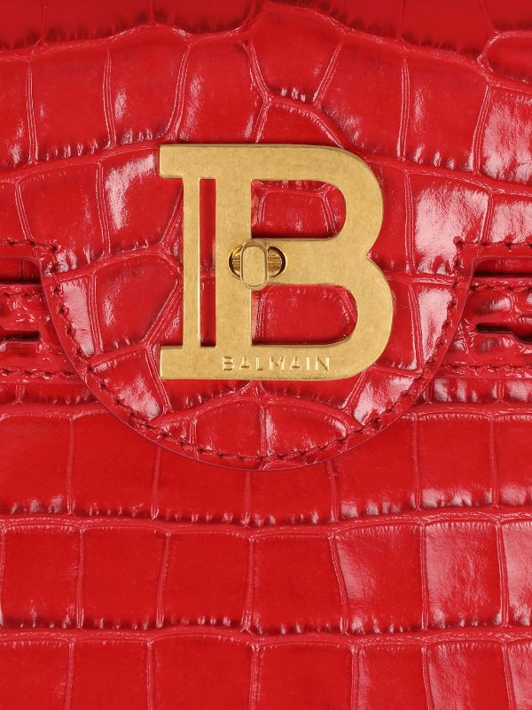 Balmain B-Buzz 23 crocodile-embossed Tote Bag - Farfetch