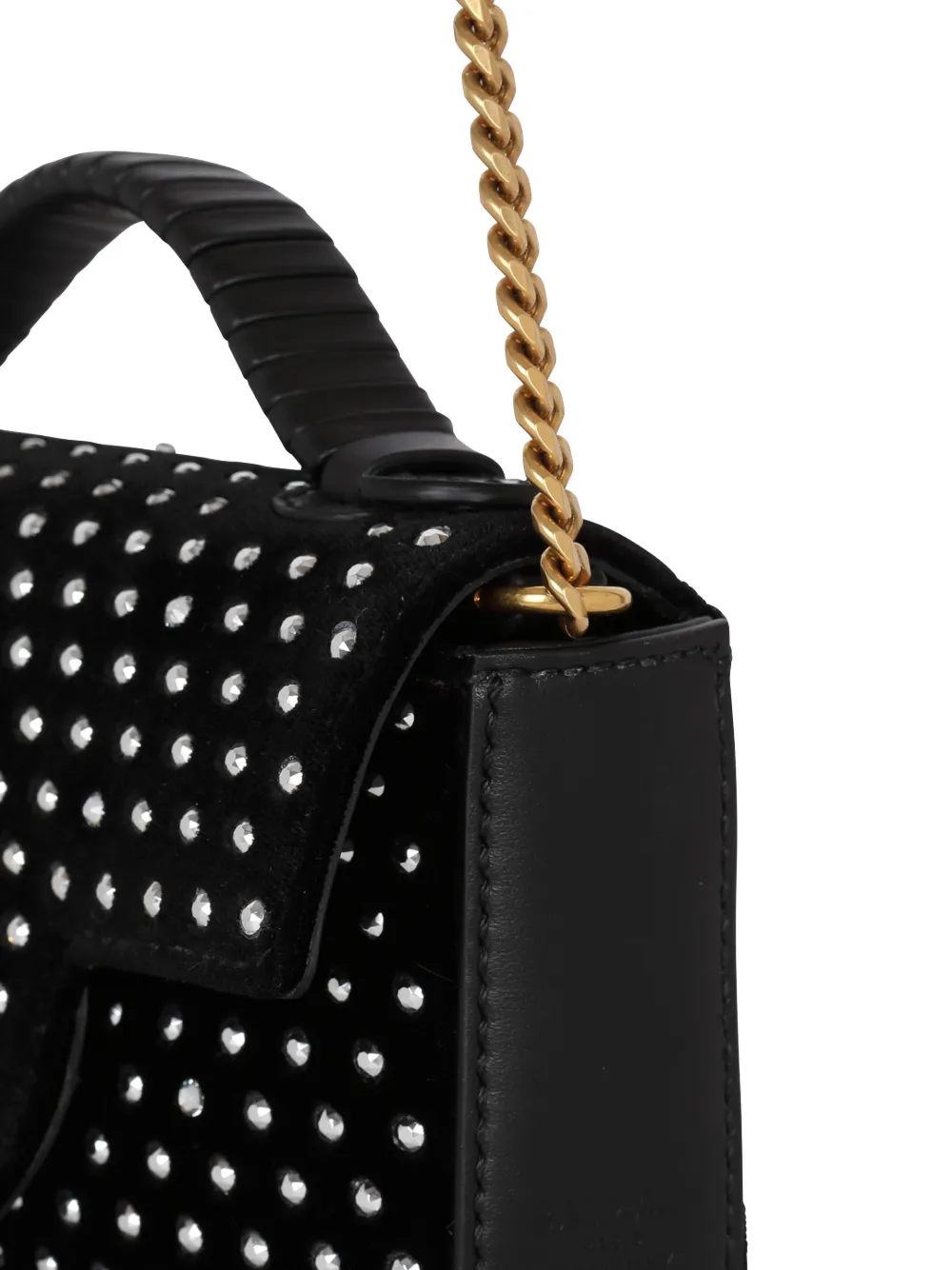 Balmain BBuzz velveteffect Mini Bag Farfetch