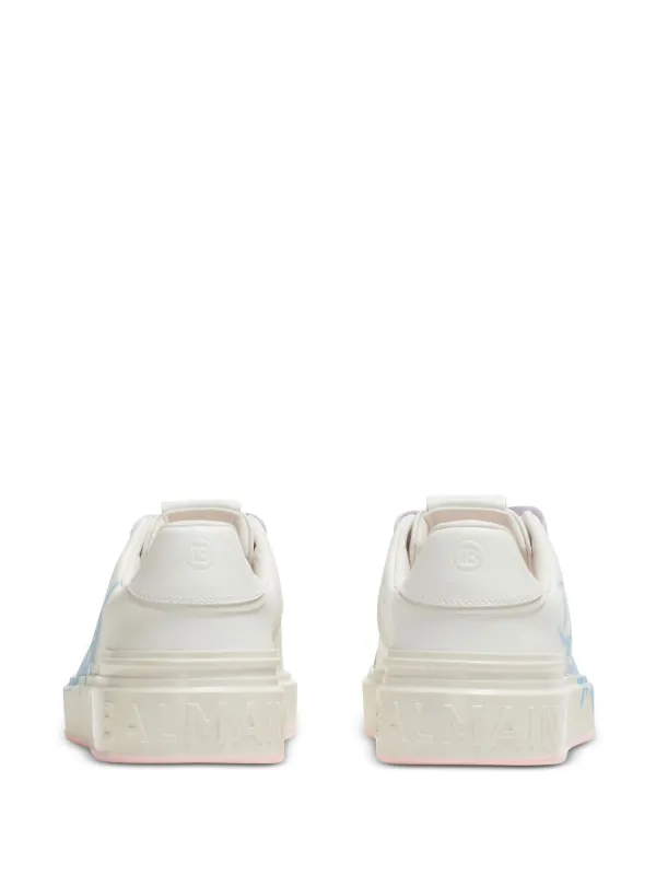 【関税&送料込み】Balmain Sneakers Balmain B-Court low-top Sneakers | White | FARFETCH