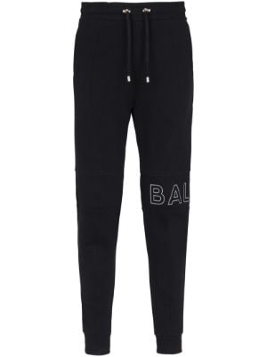 pantalon jogging noir bicolore homme streetwear survêtement sport