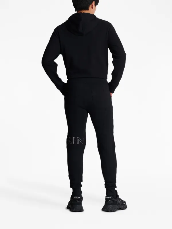 Balmain Pantalon De Jogging a Lien De Resserrage Noir FARFETCH FR