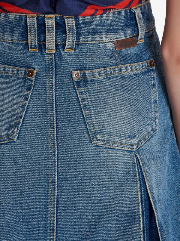BALMAIN デニムスカート BALMAIN - balmain デニムスカートの通販 by ZIPANG shop