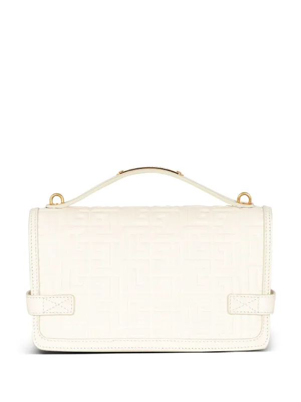 Balmain ロゴプレート ショルダーバッグ | ホワイト | FARFETCH JP