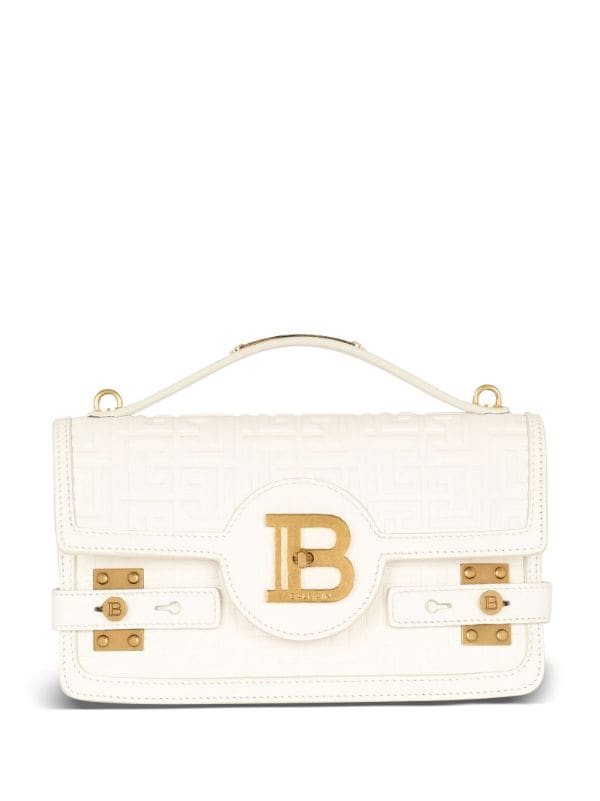 Balmain logo-embossed Shoulder Bag - Farfetch