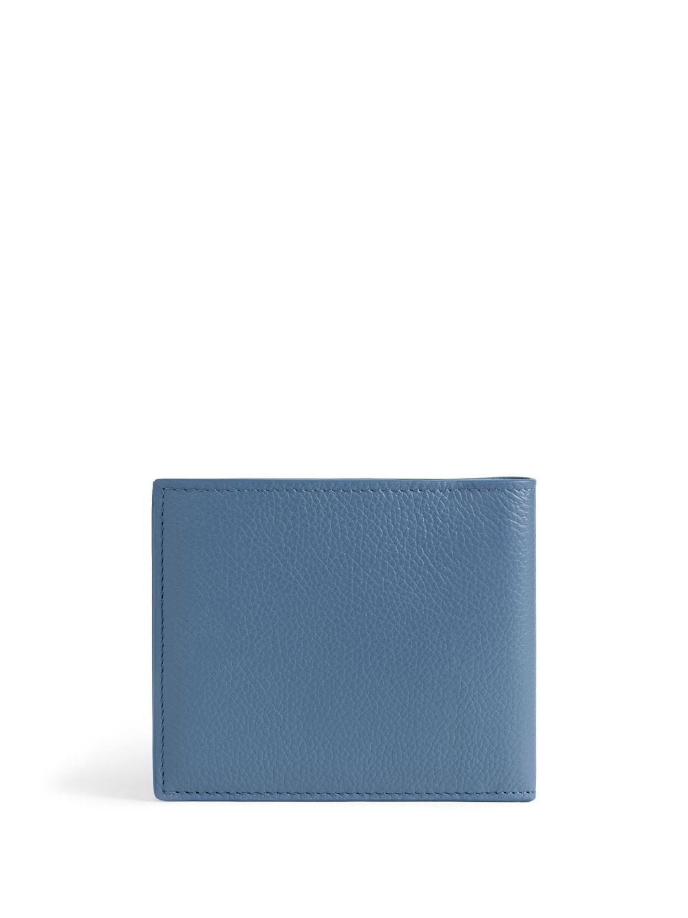 Balenciaga Cash logo-print calfskin wallet - Blauw