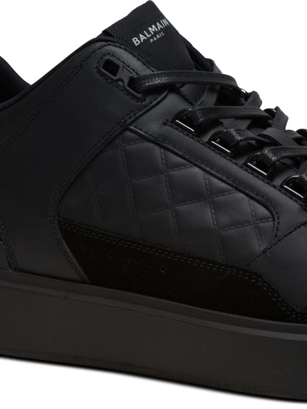 Balmain logo-print lace-up Sneakers - Farfetch