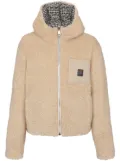 Balmain Teddy monogram-patch jacket - Neutrals