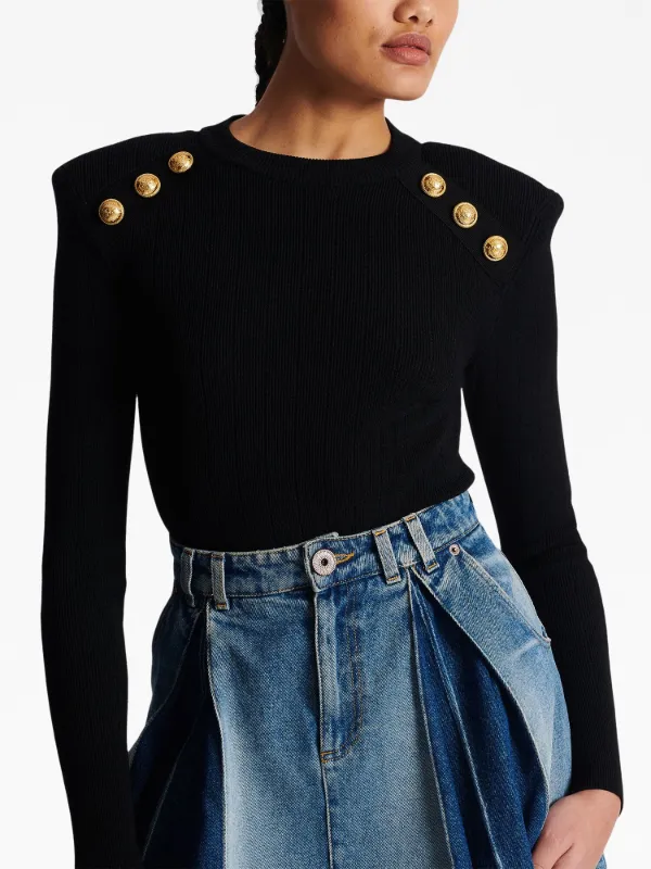 Balmain on sale button sweater