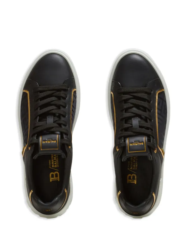 Balmain B-Court low-top Sneakers | Black | FARFETCH