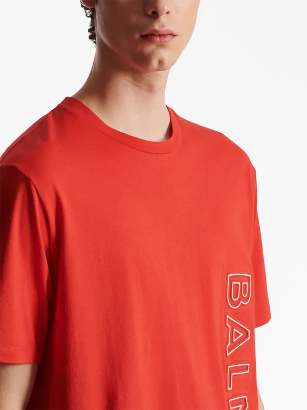 balmain orange t shirt