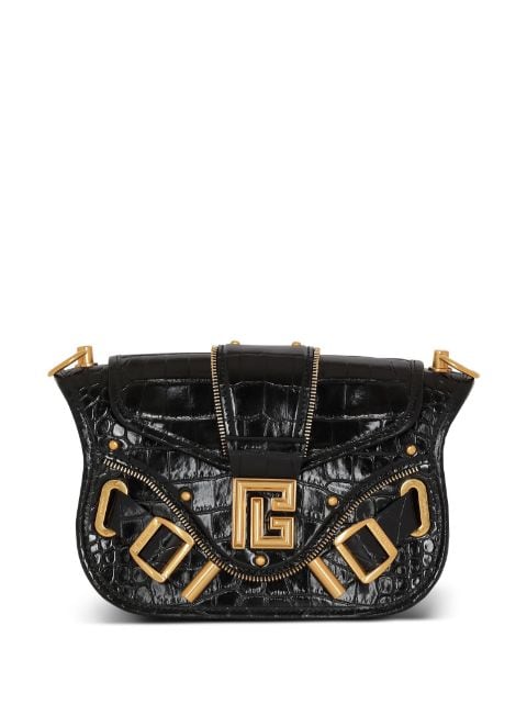 Balmain - logo-plaque shoulder bag