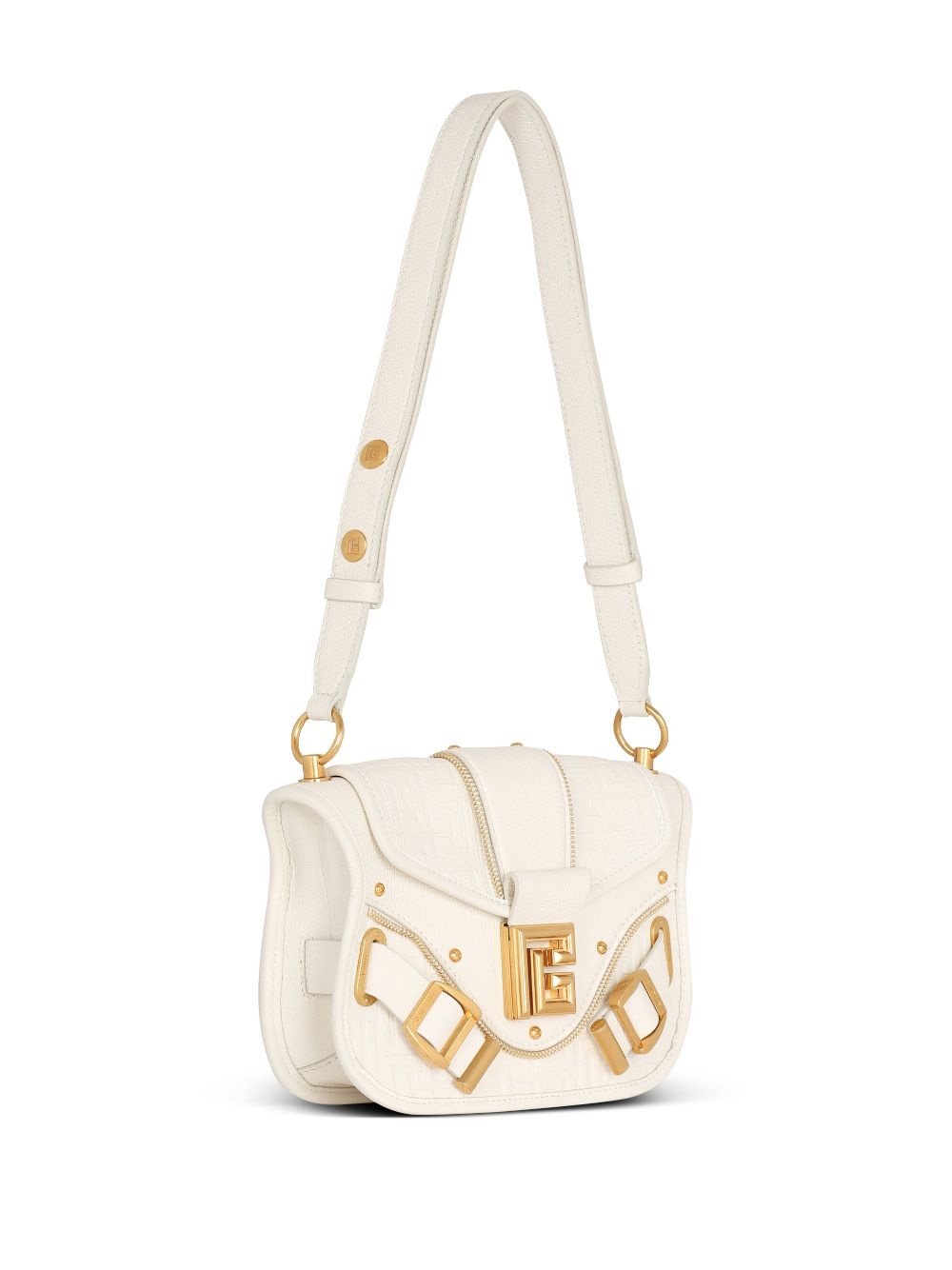 Affordable Balmain logo-plaque shoulder bag Women