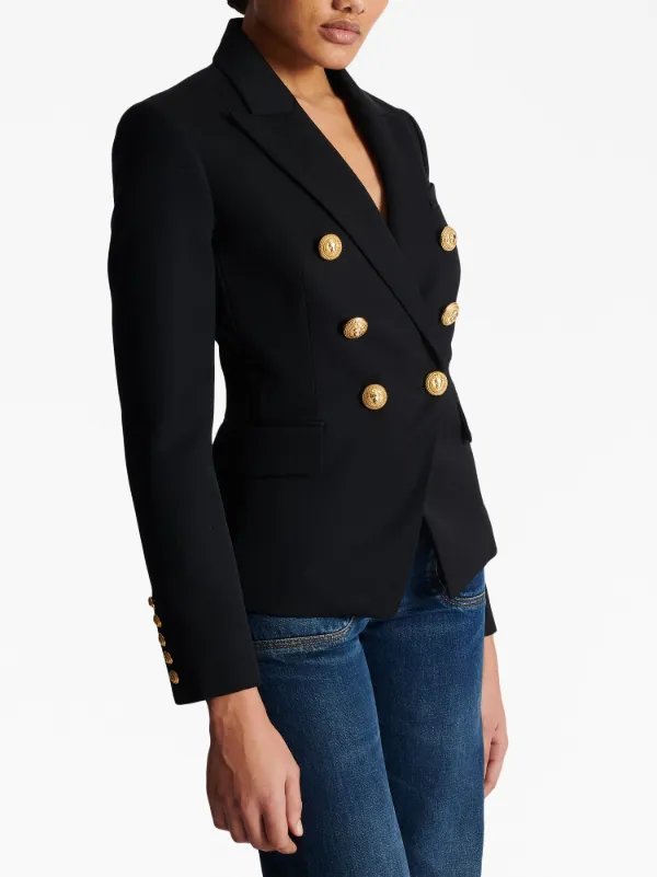 Balmain double-breasted Wool Blazer - Farfetch