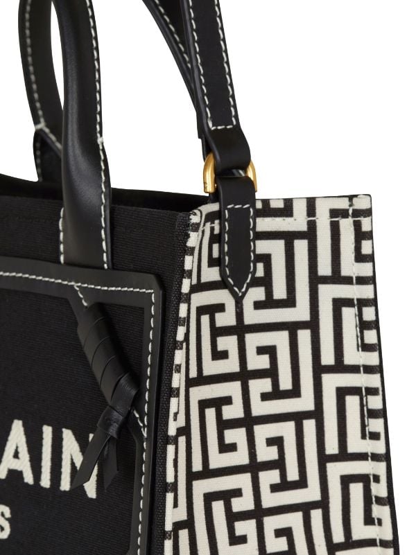 Balmain B-Army logo-embroidered Tote Bag - Farfetch