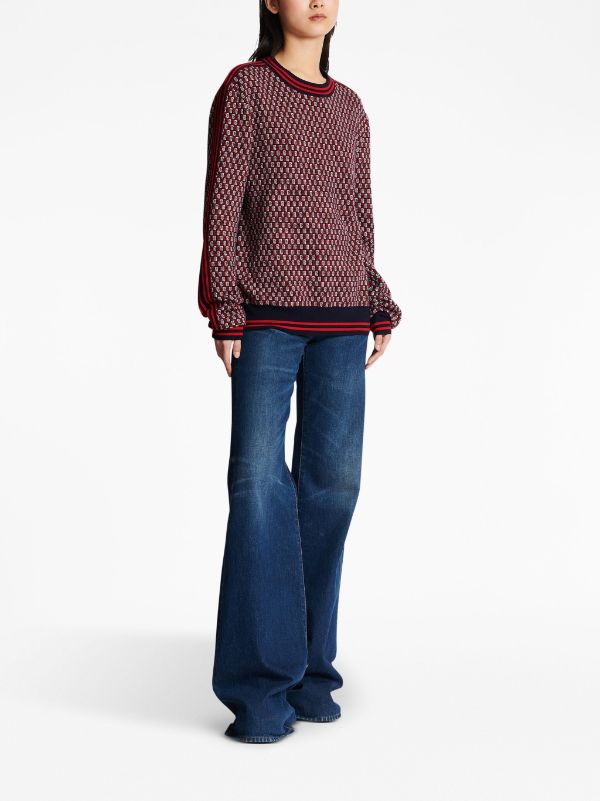 Balmain Monogram Jacquard Jumper - Farfetch