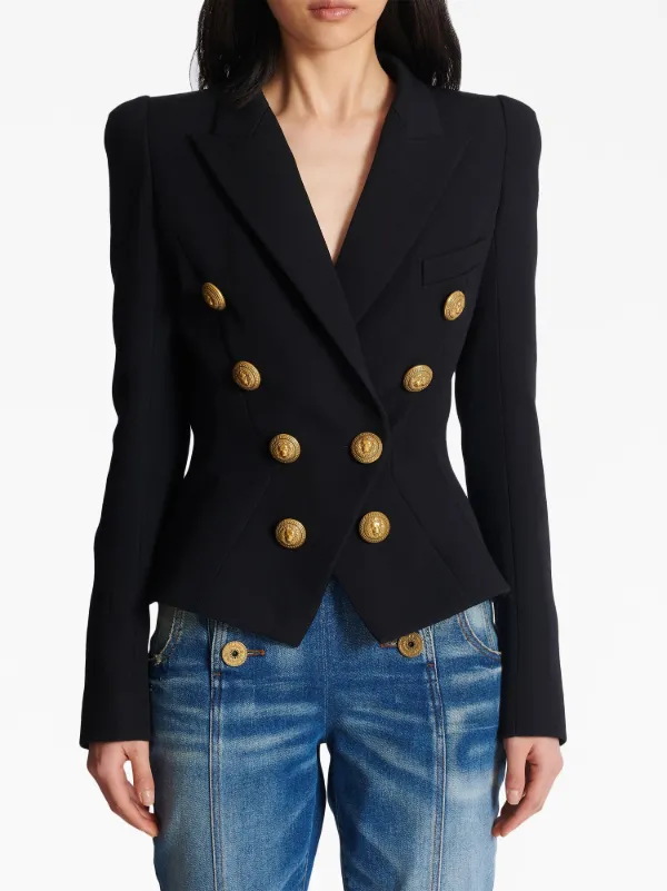 Balmain 8-Buttons double-breasted Wool Blazer - Farfetch