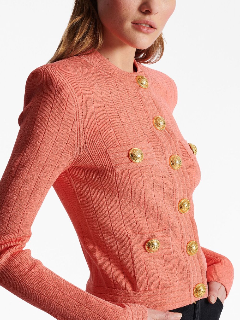 Balmain buttoned fine-knit cardigan Women