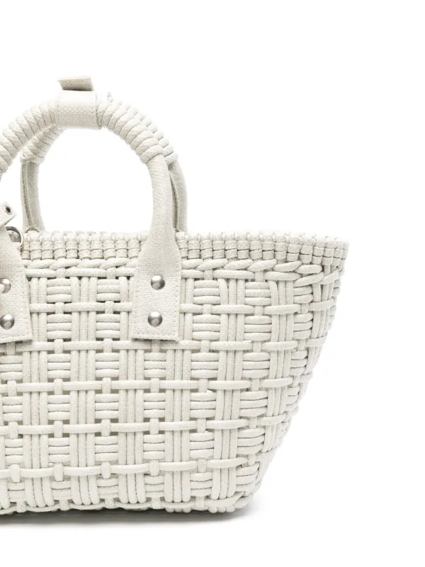 BALENCIAGA ビストロ XS ホワイト Balenciaga Bistro XS Tote Bag | White | FARFETCH