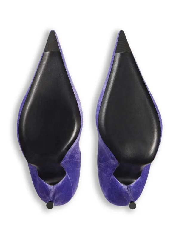 Balenciaga Knife 110mm Ankle Boots | Purple | FARFETCH