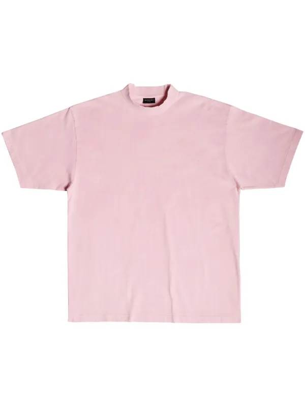 balenciaga t shirt mens pink