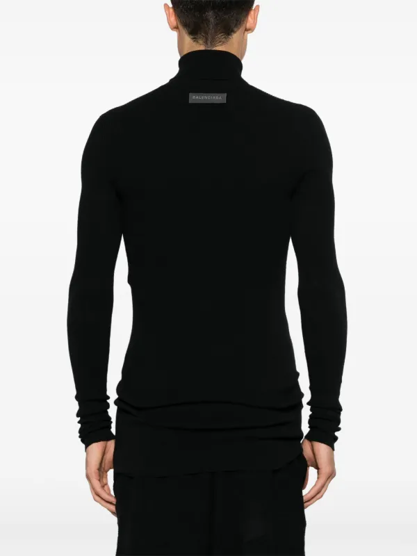 Balenciaga fine-ribbed Sweater - Farfetch