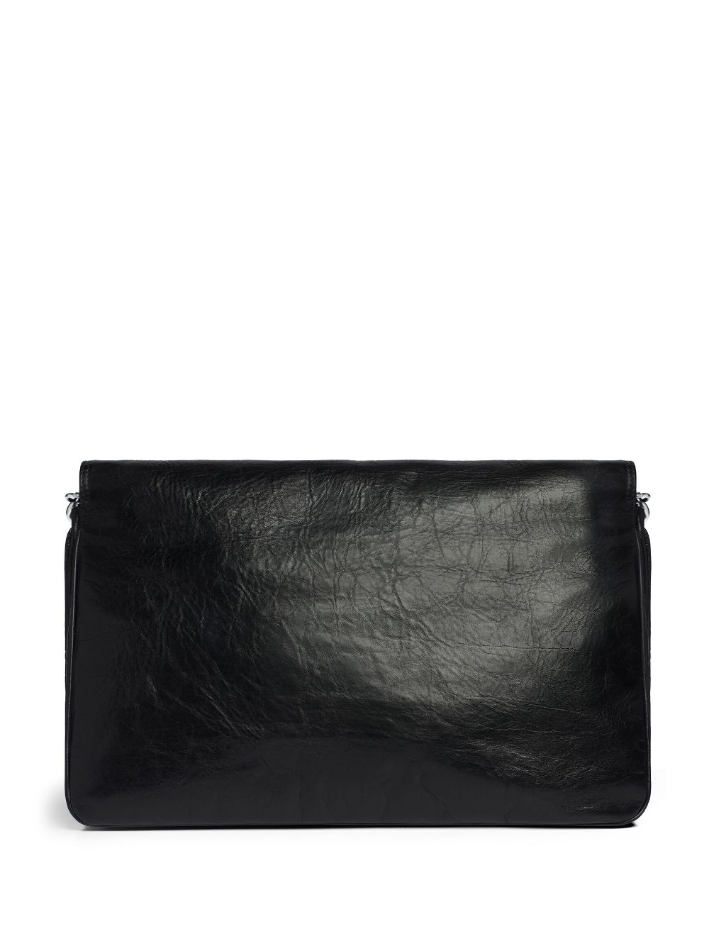 Shop Balenciaga Large Bb Soft Shoulder Bag In Black