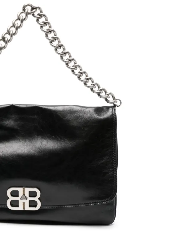 Balenciaga BB Soft ショルダーバッグ L | ブラック | FARFETCH JP