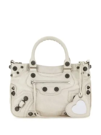 BALENCIAGA NEO CAGOLE SMALL TOTE BAG WHITE【人気商品】 Balenciaga Neo Cagole Small Tote Bag - White - 30% Off