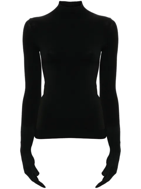 Balenciaga high-neck fine-knit jumper