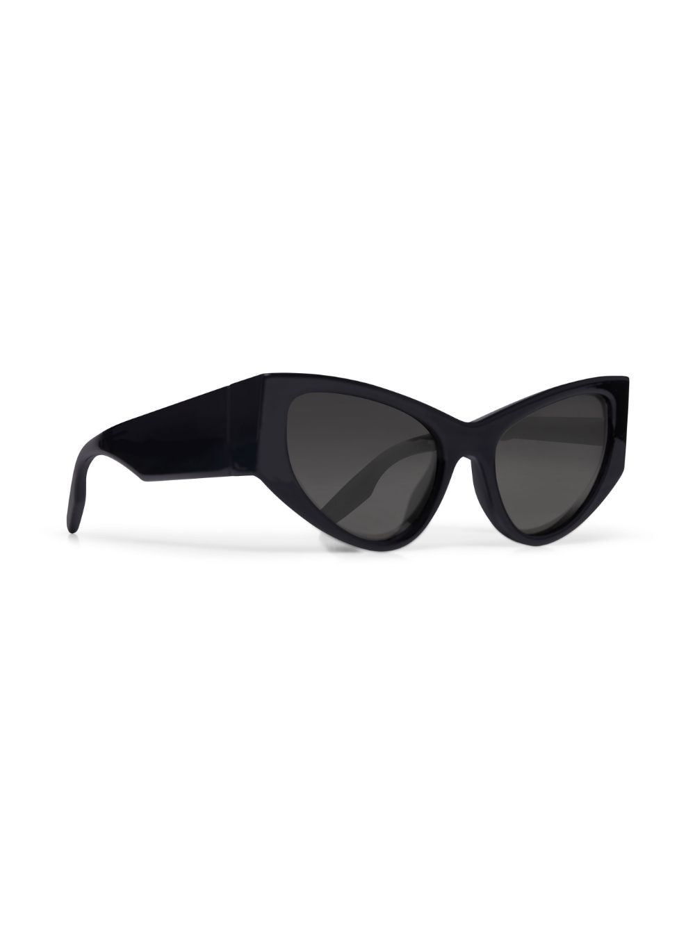 Shop Balenciaga Led Frame Cat-eye Sunglasses In Black