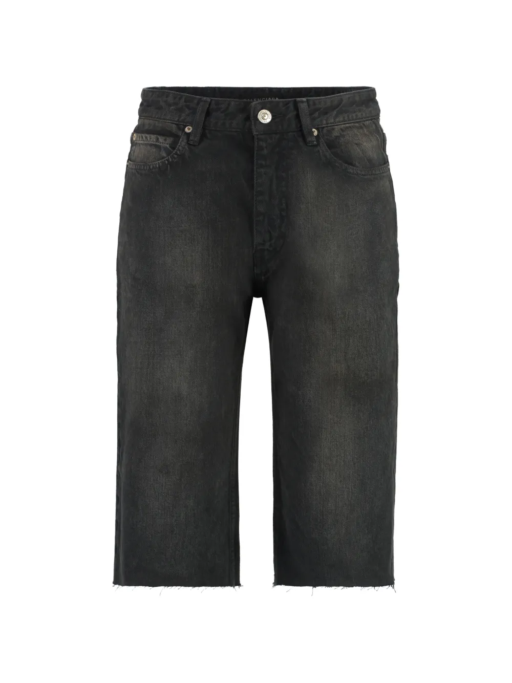 Balenciaga Shorts mit Logo-Patch - Schwarz