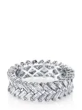 Anita Ko ZIPPER RING - WHITE GOLD - Silver