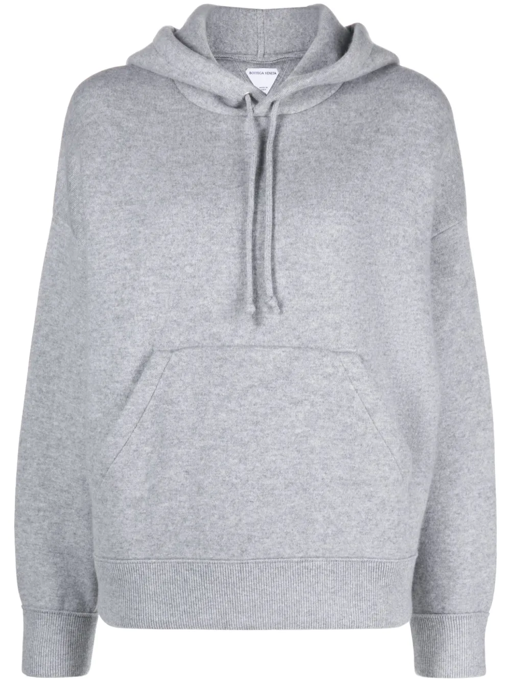 Image 1 of Bottega Veneta cashmere-blend knitted hoodie