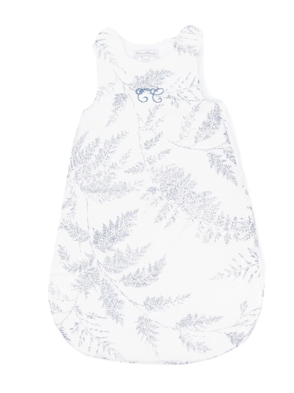 Tartine Et Chocolat Leaf-print Sleep Bag In White