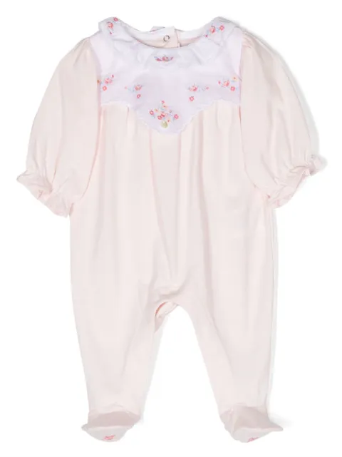 Tartine Et Chocolat floral-embroidered cotton pyjamas