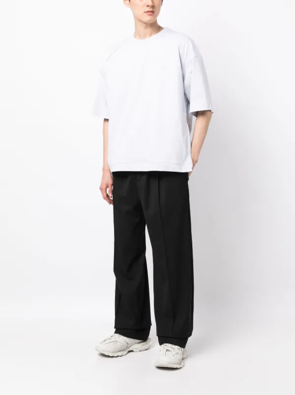 Juun.J Oversized Drawstring T-shirt | Grey | FARFETCH