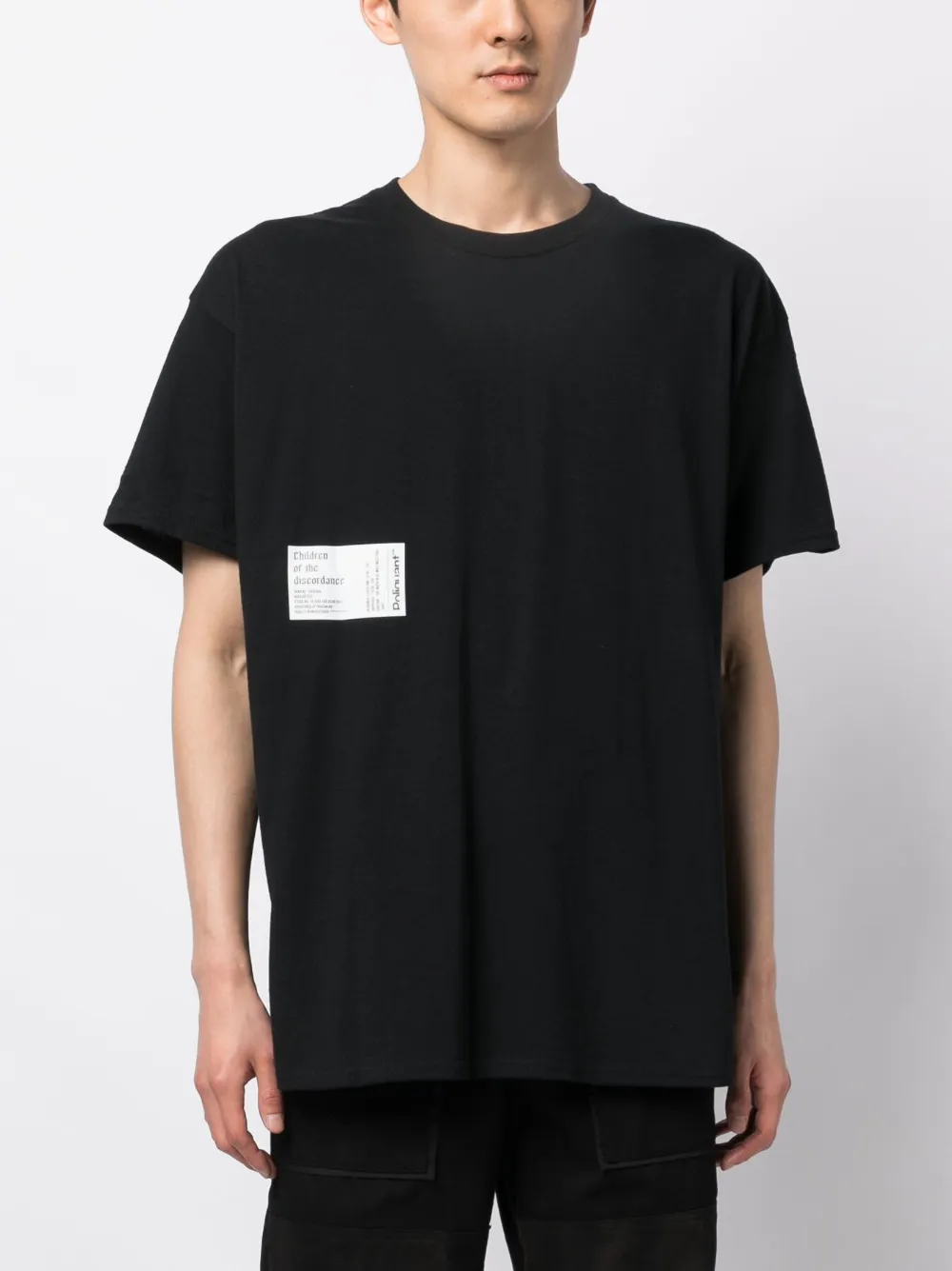 Shop Children Of The Discordance Graphic-print Cotton T-shirt In Black