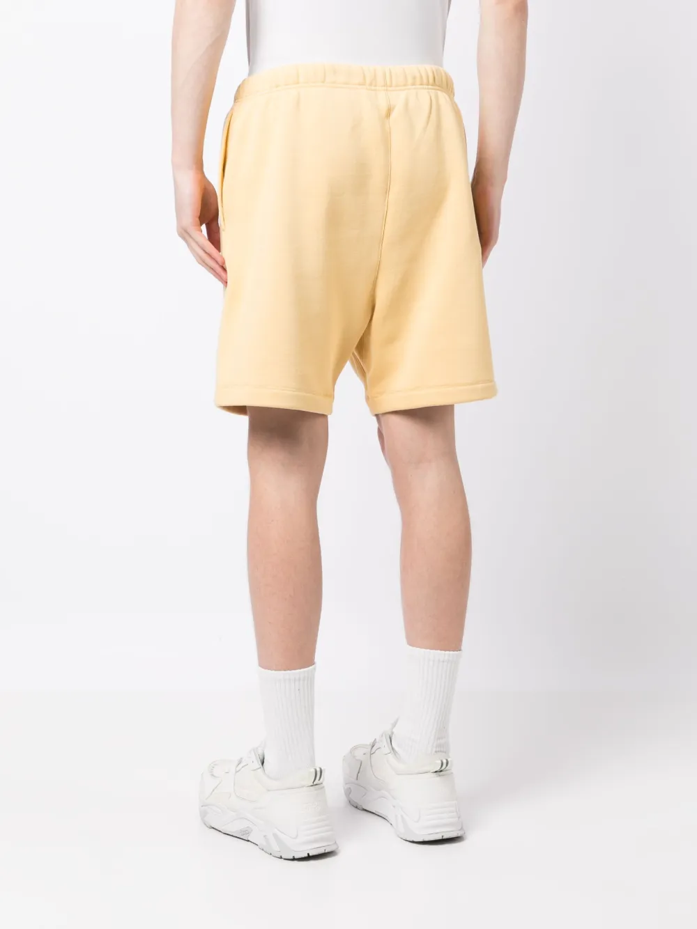 FEAR OF GOD ESSENTIALS Trainingsshorts met logopatch Geel